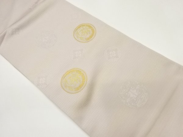 ys7163946; 宗sou 丸文に竹模様織出し袋帯【着】