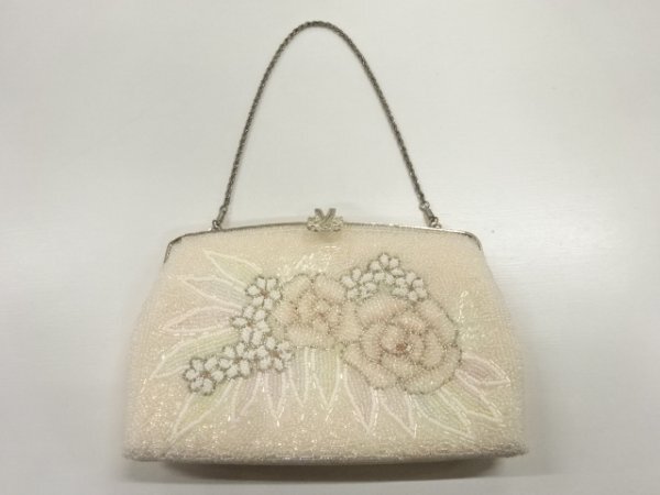 ys7171933; 宗sou ビーズ草花模様バッグ【アンティーク】【着】