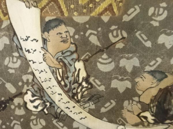 ys7181451;.sou времена персона узор мужской длинное нижнее кимоно [ античный ][ надеты ]