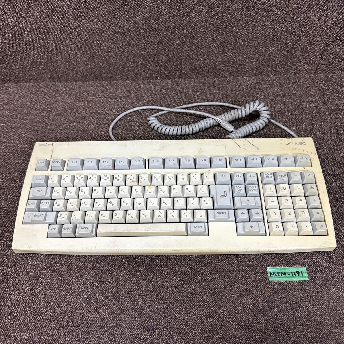 MYM-1191 супер-скидка retro клавиатура NEC CMP-6A0V7 работоспособность не проверялась Junk 