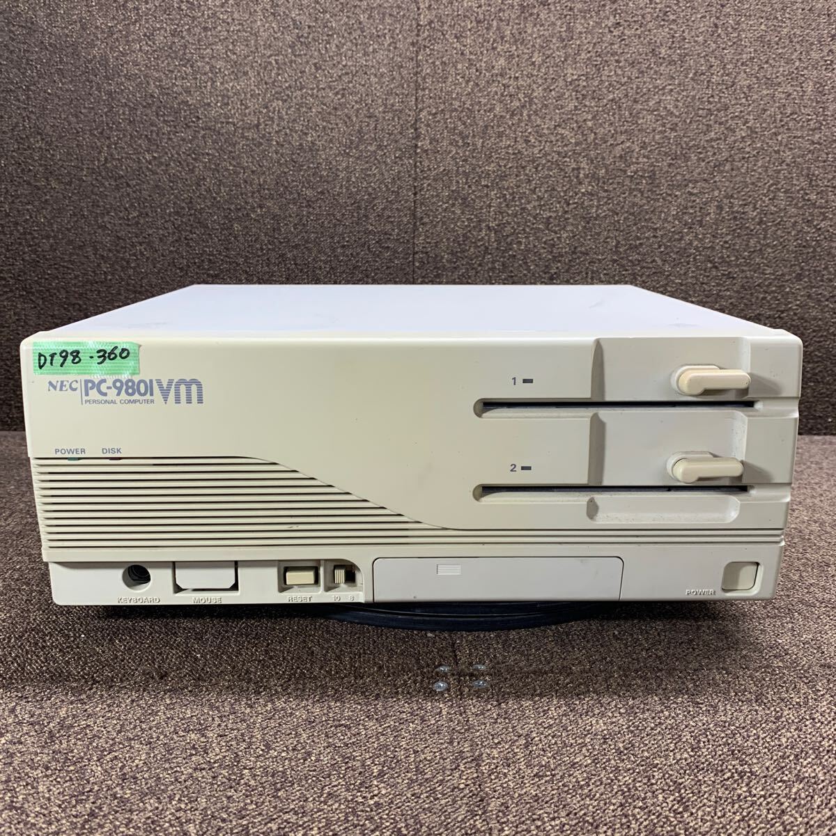 DT98-360 激安 PC98 デスクトップ NEC PC-9801VM11 HDD欠品 起動確認済み ジャンク