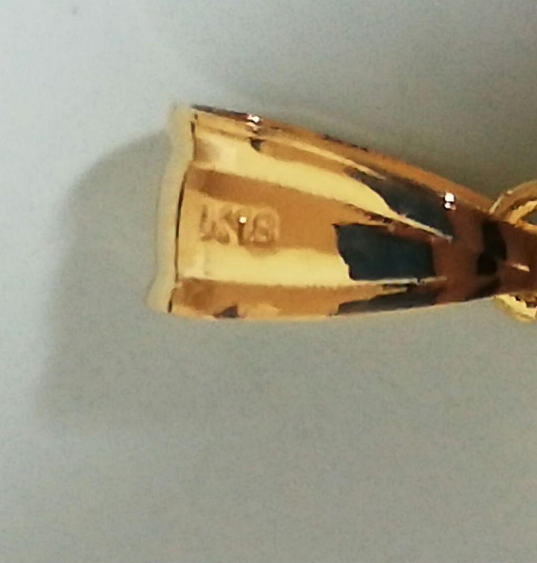数量僅か】K18 18金 18k YG ゴールドバーモチーフ ペンダント 数量僅か】K18 18金 18k YG ゴールドバーモチーフ ペンダント