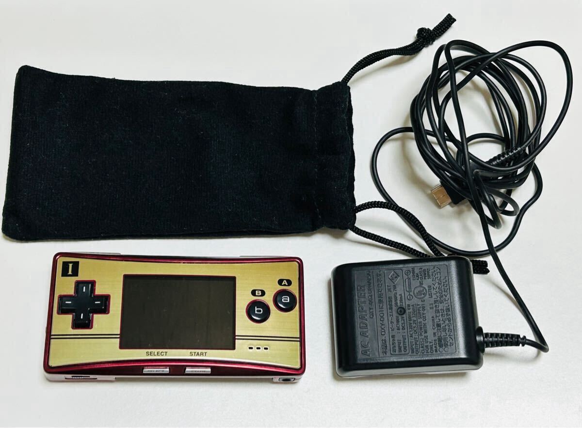 ゲームボーイミクロ本体 ファミコンバージョン 充電器付き ゲームボーイミクロ本体 ファミコンバージョン 充電器付き
