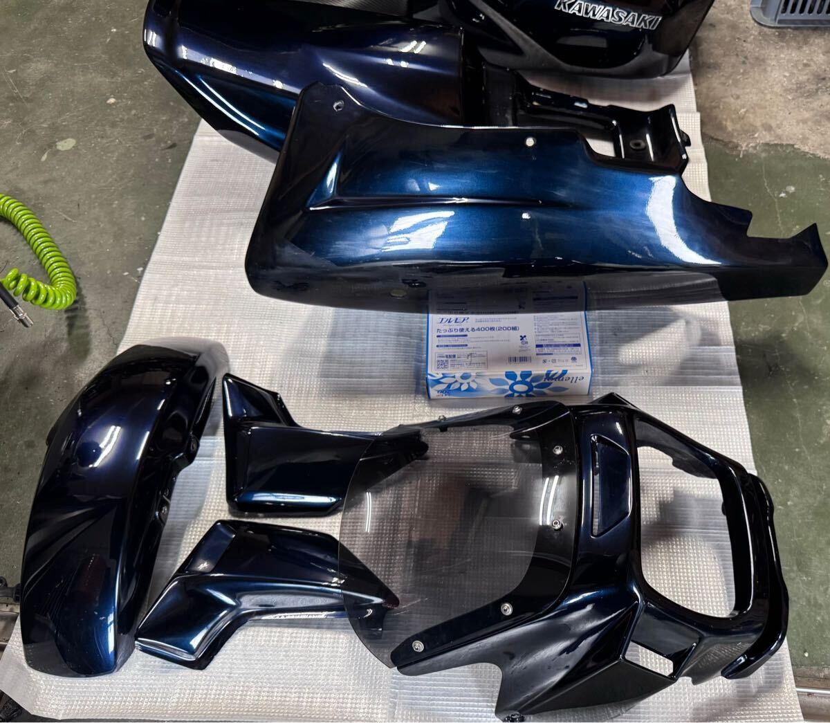 ZRX 1100 外装 セット 業者塗装 ビキニカウル シングルシート