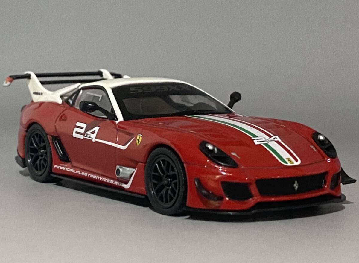 1/43 Ferrari 599XX EVO 2011 Martino Rosso Racing #24 F140 6.0L V12 ◆ フェラーリ マルティーノ ロッソ レーシング