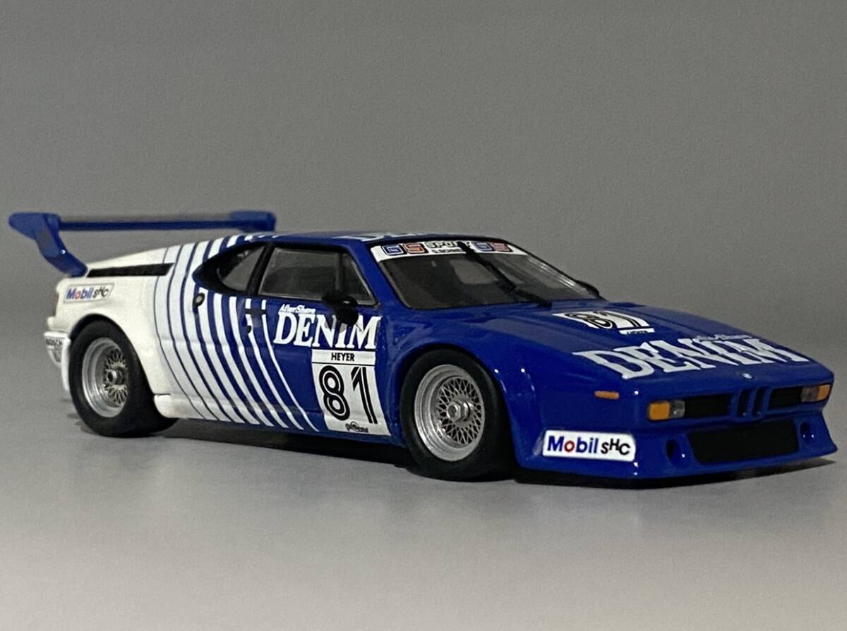 Minichamps 1/43 BMW M1 Denim GS Team Procar Hans Heyer #81 ◆ 7位 1980 BMW M1 Procar Championship ◆ ミニチャンプス 430 802581