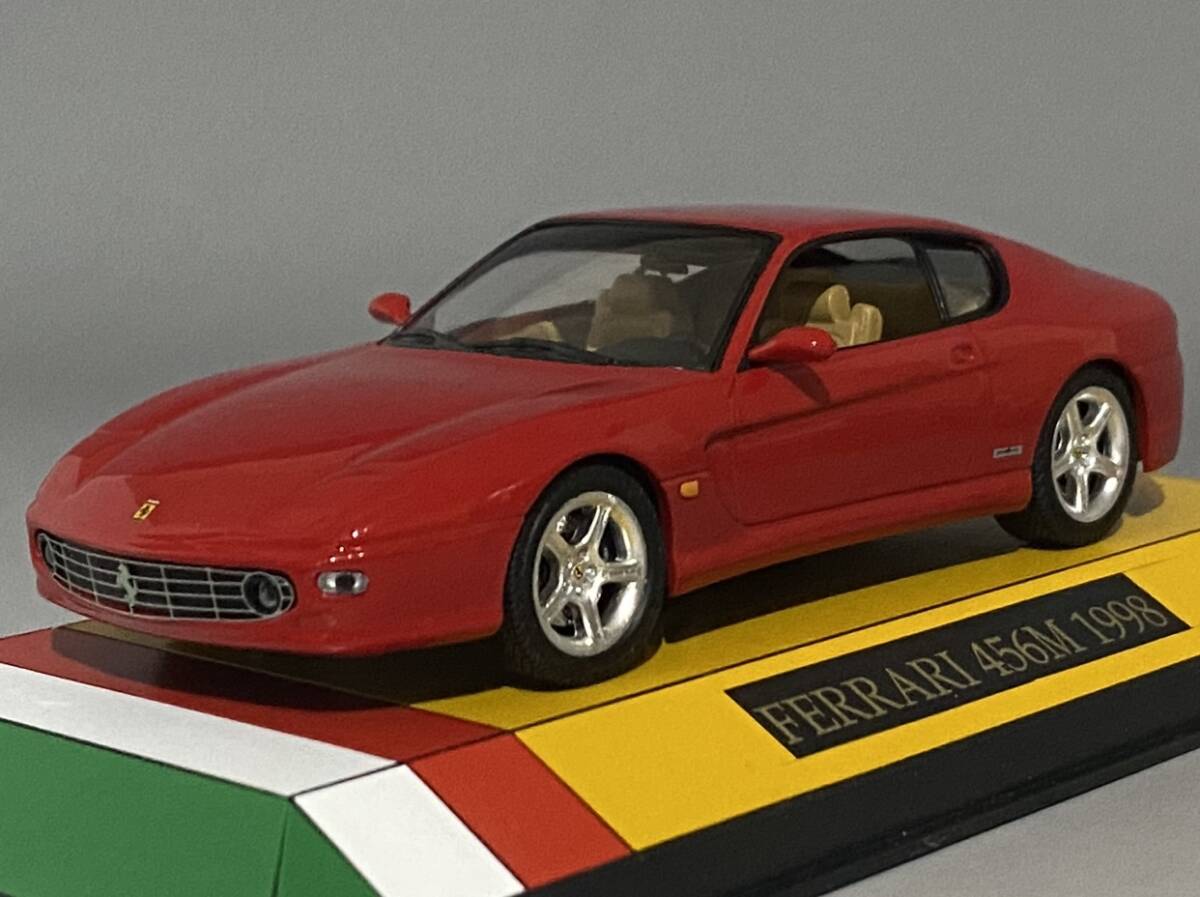 IXO 1/43 Ferrari 456M Red ◆ Designed by Pietro Camardella & Lorenzo Ramaciotti at Pininfarina , 5.5L V12 ◆ フェラーリ