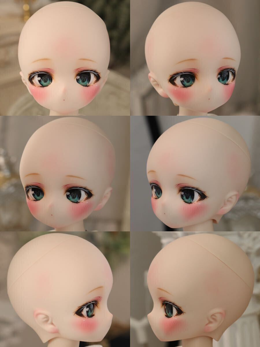 labear* DDH-01 セミホワイト肌☆ ソフビ盛り カスタムヘッド+ labear* DDH-01 セミホワイト肌☆ ソフビ盛り カスタムヘッド+