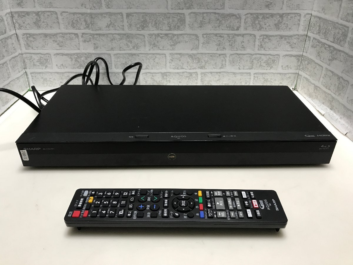 SHARP シャープ 2B-C10CW1 ブルーレイディスクレコーダー 2020年 SHARP シャープ 2B-C10CW1 ブルーレイディスクレコーダー 2020年