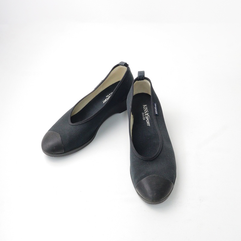 KISSA SPORT ニットワンストラップシューズ パンプス 23 EE