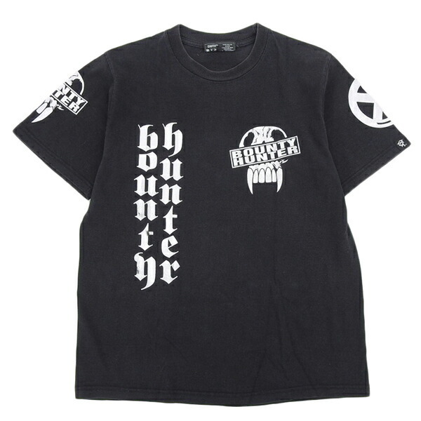 バウンティーハンター BOUNTY HUNTER 半袖 ハーフスリーブ Tシャツ ブラック 里原 [Y03254]