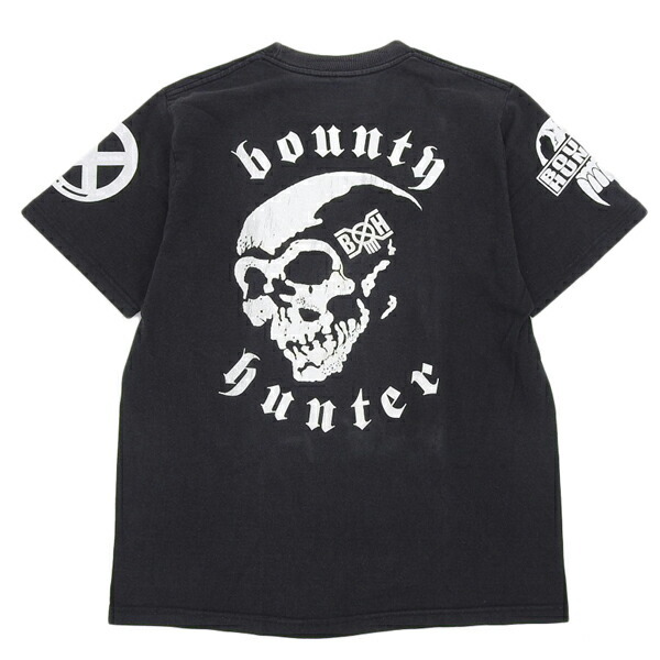 バウンティーハンター BOUNTY HUNTER 半袖 ハーフスリーブ Tシャツ ブラック 里原 [Y03254]