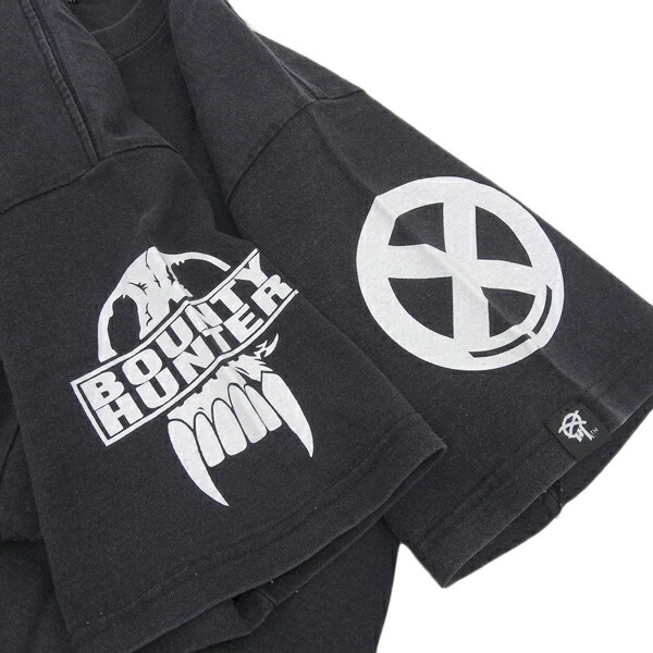 バウンティーハンター BOUNTY HUNTER 半袖 ハーフスリーブ Tシャツ ブラック 里原 [Y03254]