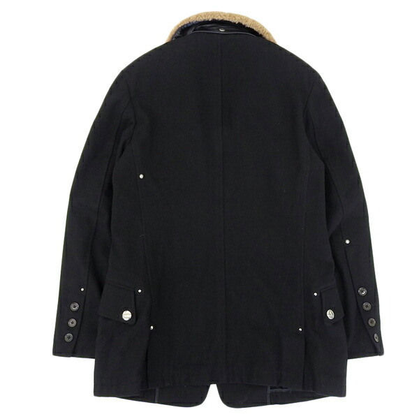 ◆美品◆ ヨウジヤマモト Yohji Yamamoto デザインジャケット アウター トップス メンズ ブラック size2 HN-J62-121 2005AW [Y03276]_画像2