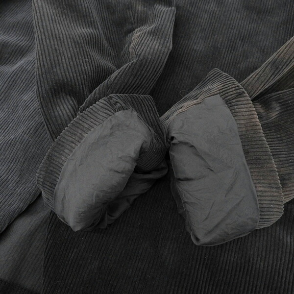 【5月22日値下げ】◆美品◆ ブラックコムデギャルソン BLACK COMME DES GARCONS コットン USED加工 コーデュロイ ジャケット メンズ 黒 siz