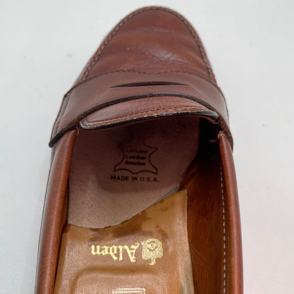 ALDEN オールデン ローファー 海老茶 BEAMS 初期 6715 US6 5 ALDEN オールデン ローファー 海老茶 BEAMS 初期 6715 US6 5