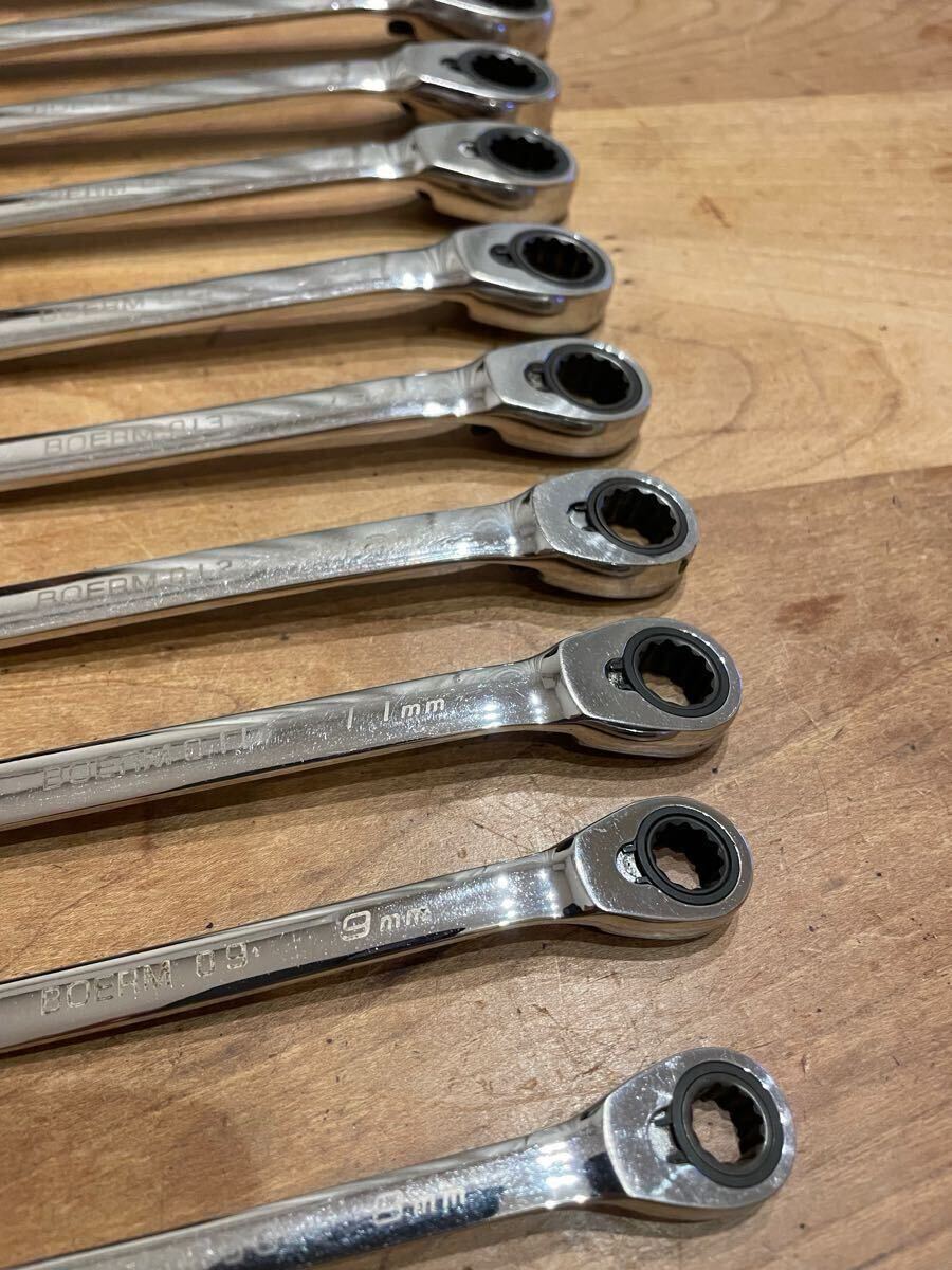 Bibian 比比昂 - ブルーポイント 8-19mm ラチェットスパナレンチ Bibian 比比昂 - ブルーポイント 8-19mm ラチェットスパナレンチ