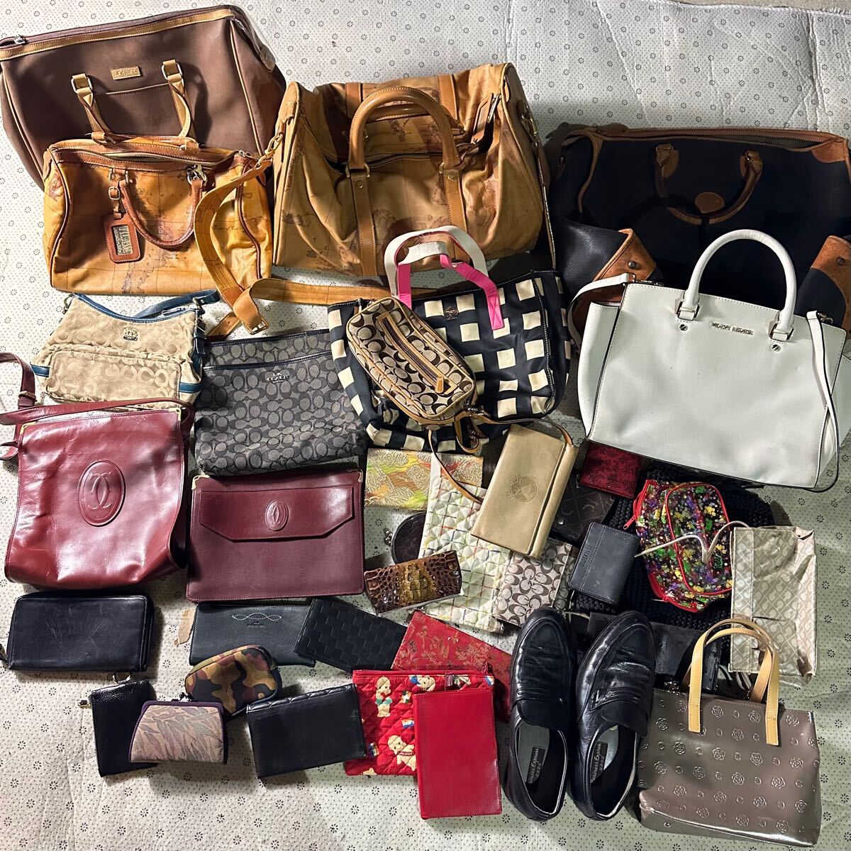 1円 ブランド まとめ 大量 処分35点セット COACH コーチ MICHEAL KORS マイケルコース Cartier カルティエ ハンドバッグ ショルダーバッグ 
