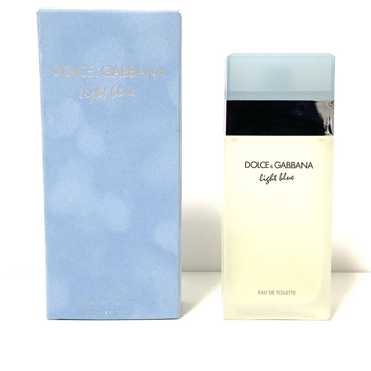 ★中古品・残量９割以上★DOLCE＆GABBANA　ドルチェ＆ガッバーナ ビューティ ライトブルー オードトワレ 100ml D&G 香水 