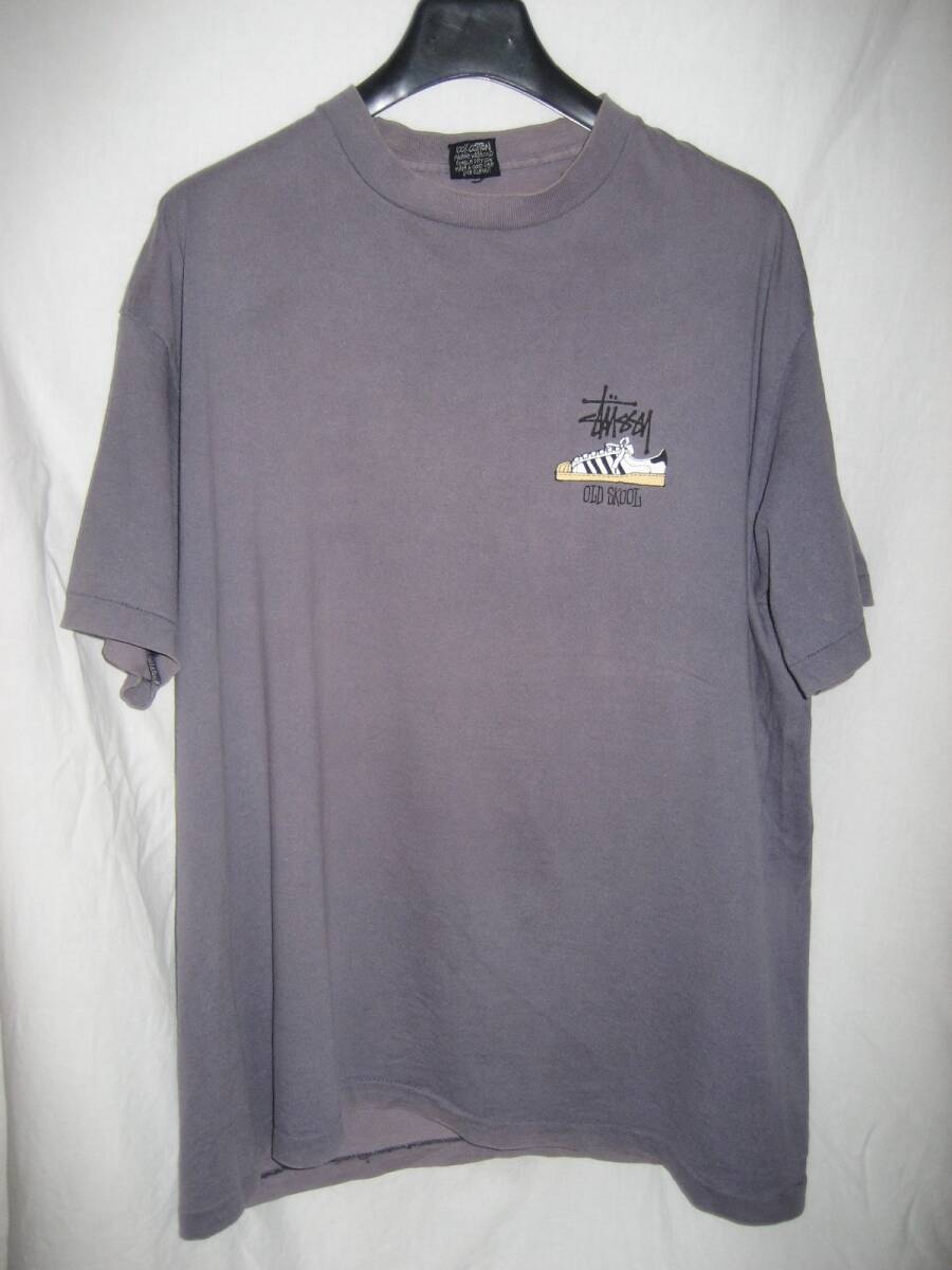 XL 80s USA製 ヴィンテージ STUSSY OLD SKOOL Tシャツ XL 80s USA製 ヴィンテージ STUSSY OLD SKOOL Tシャツ
