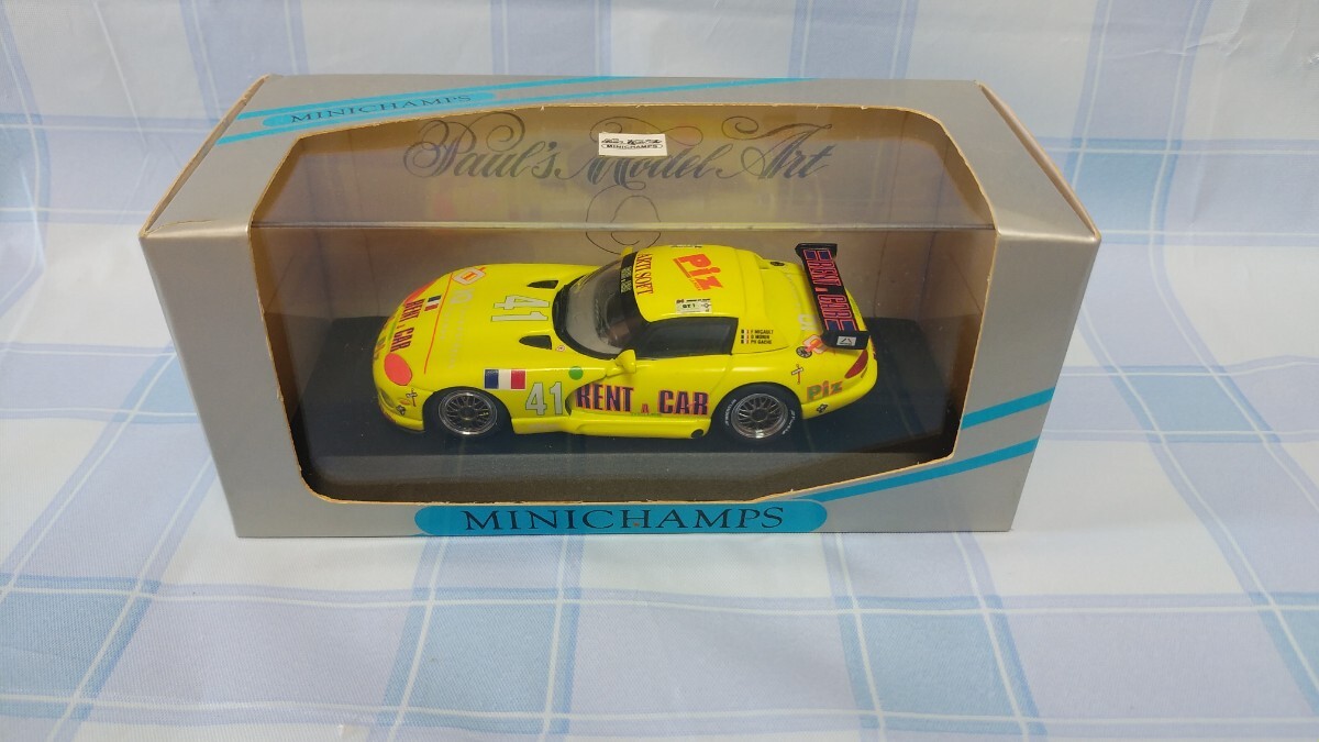 MINICHAMPS 1/43 Dodge Viper Le Mans 1994 F.Migault ダッジ　バイパー　ル・マン　レーシング　ミニカー　ミニチャンプス