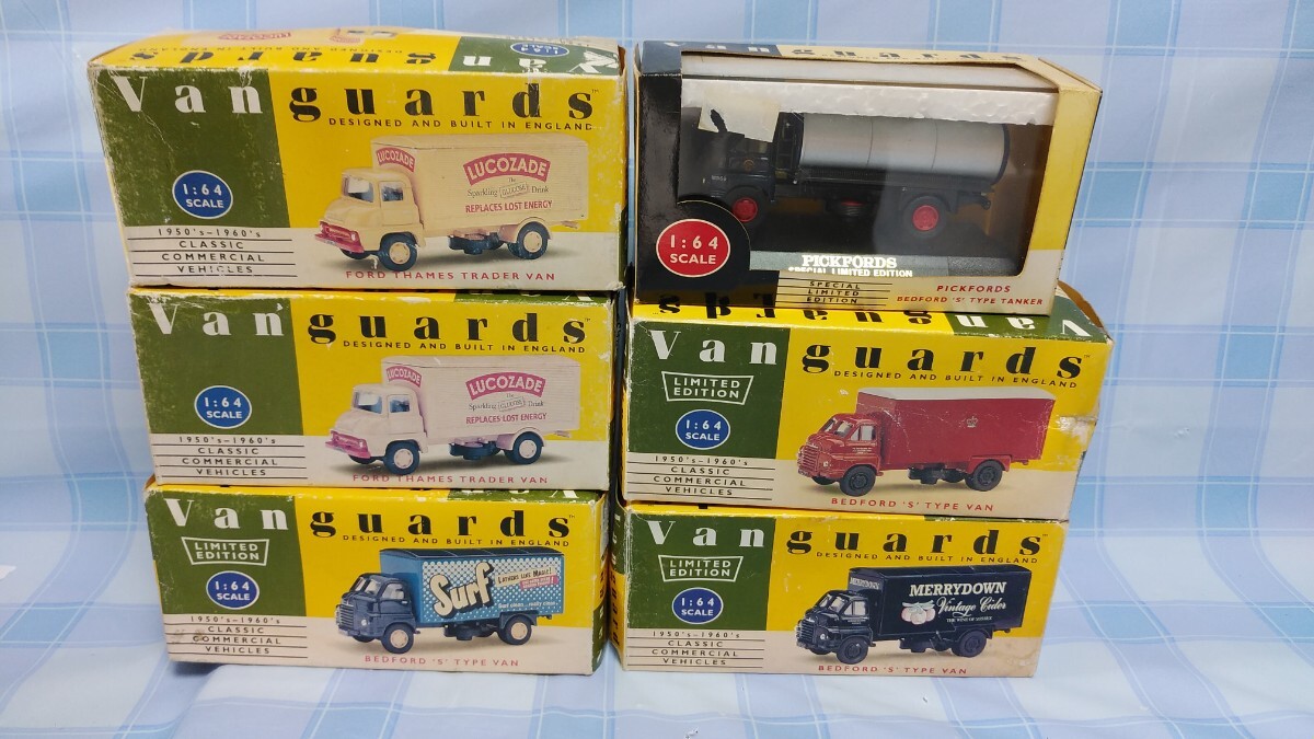 Vanguards 1/64 BEDFORD VAN バンガード　ミニカー　フォード　バン　激レア　ミニカーセット