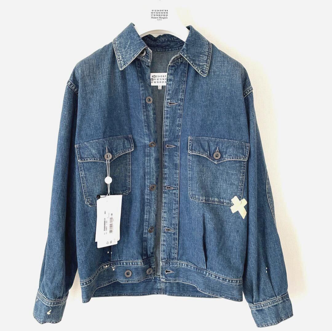 マルジェラ 24SS DISTRESSED デニムジャケット 亀梨和也 橋本環 マルジェラ 24SS DISTRESSED デニムジャケット 亀梨和也 橋本環