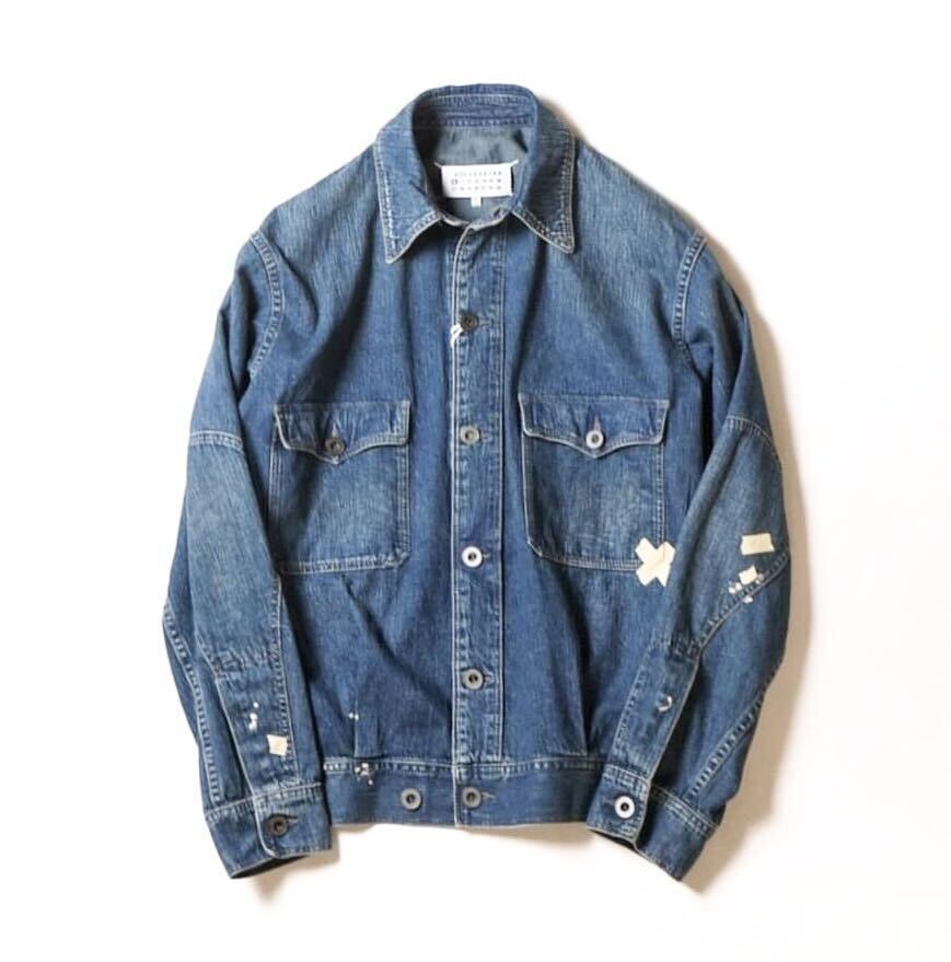 マルジェラ 24SS DISTRESSED デニムジャケット 亀梨和也 橋本環 マルジェラ 24SS DISTRESSED デニムジャケット 亀梨和也 橋本環