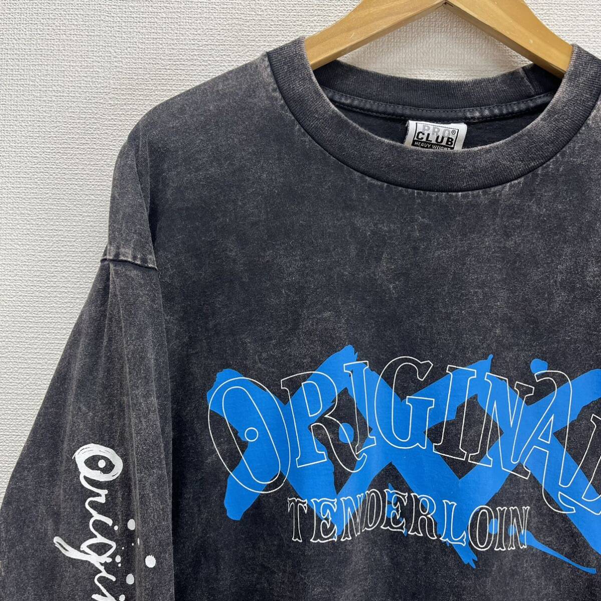 TENDERLOIN テンダーロイン 19SS TEE L/S ACID WASH XXX TENDERLOIN テンダーロイン 19SS TEE L/S ACID WASH XXX