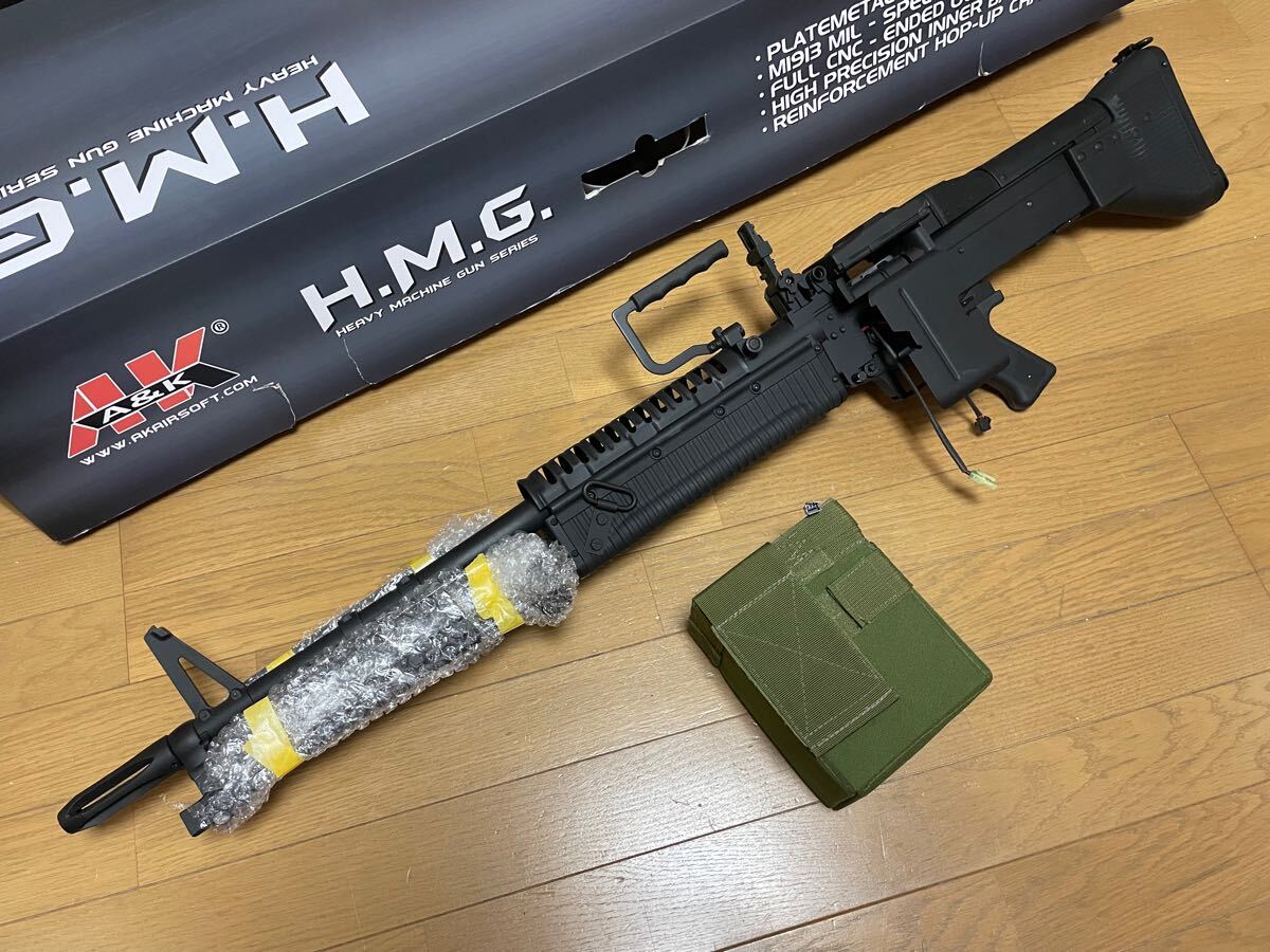 A&K M60 VN フルメタル 電動ガン 機関銃 マシンガン LMG ベトナム BOXマガジントリガー連動 NAM M60 E4 MK43 SEALs 海兵隊 TOP VFC LCT