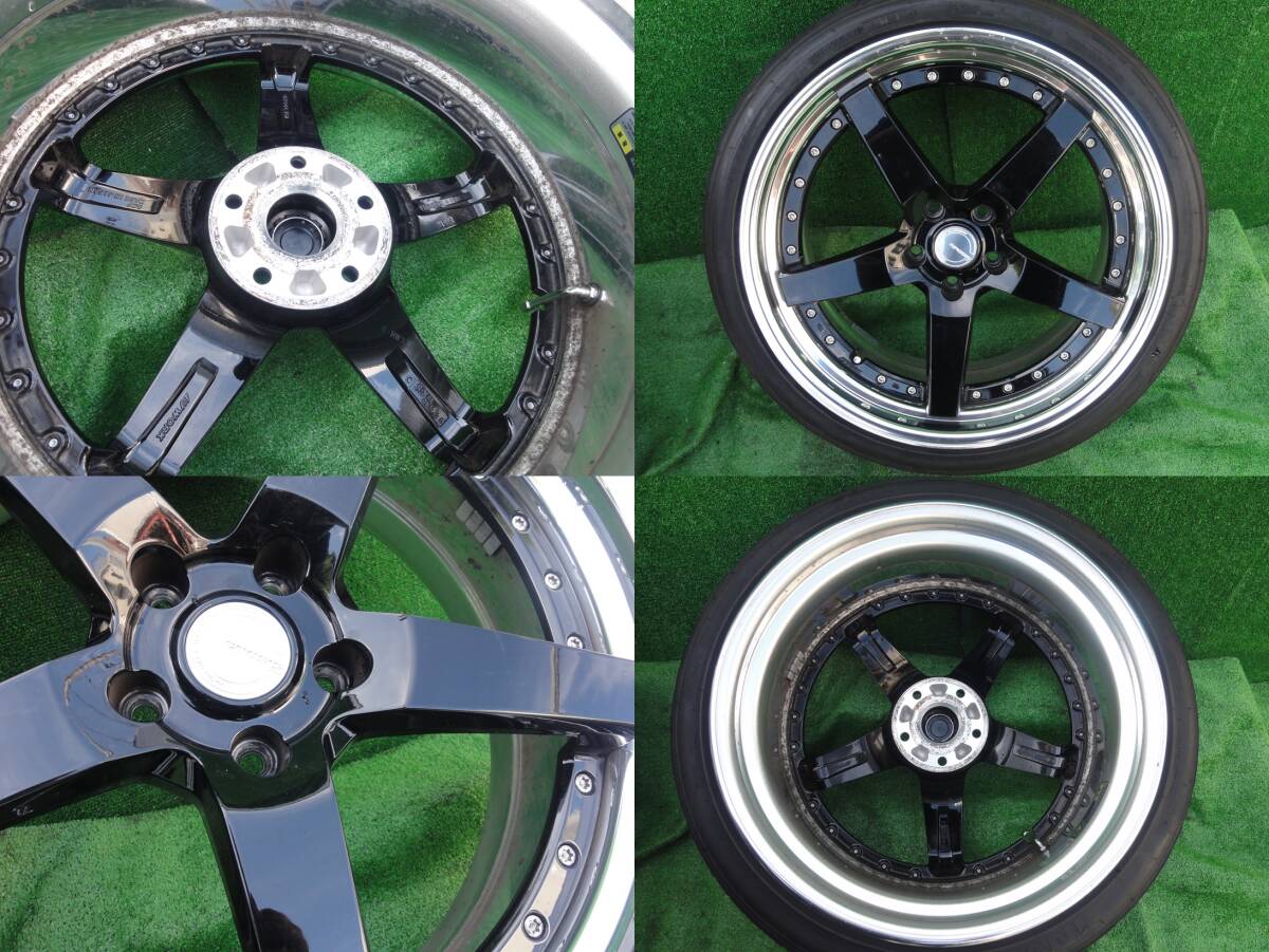 ☆レクサスLS460　タイヤ　ホイール　4本セット　285/30ZR21 100W　245/35ZR21 96W 　22年１本　23年3本　NITTO　INVO☆F28980 80 jo *2
