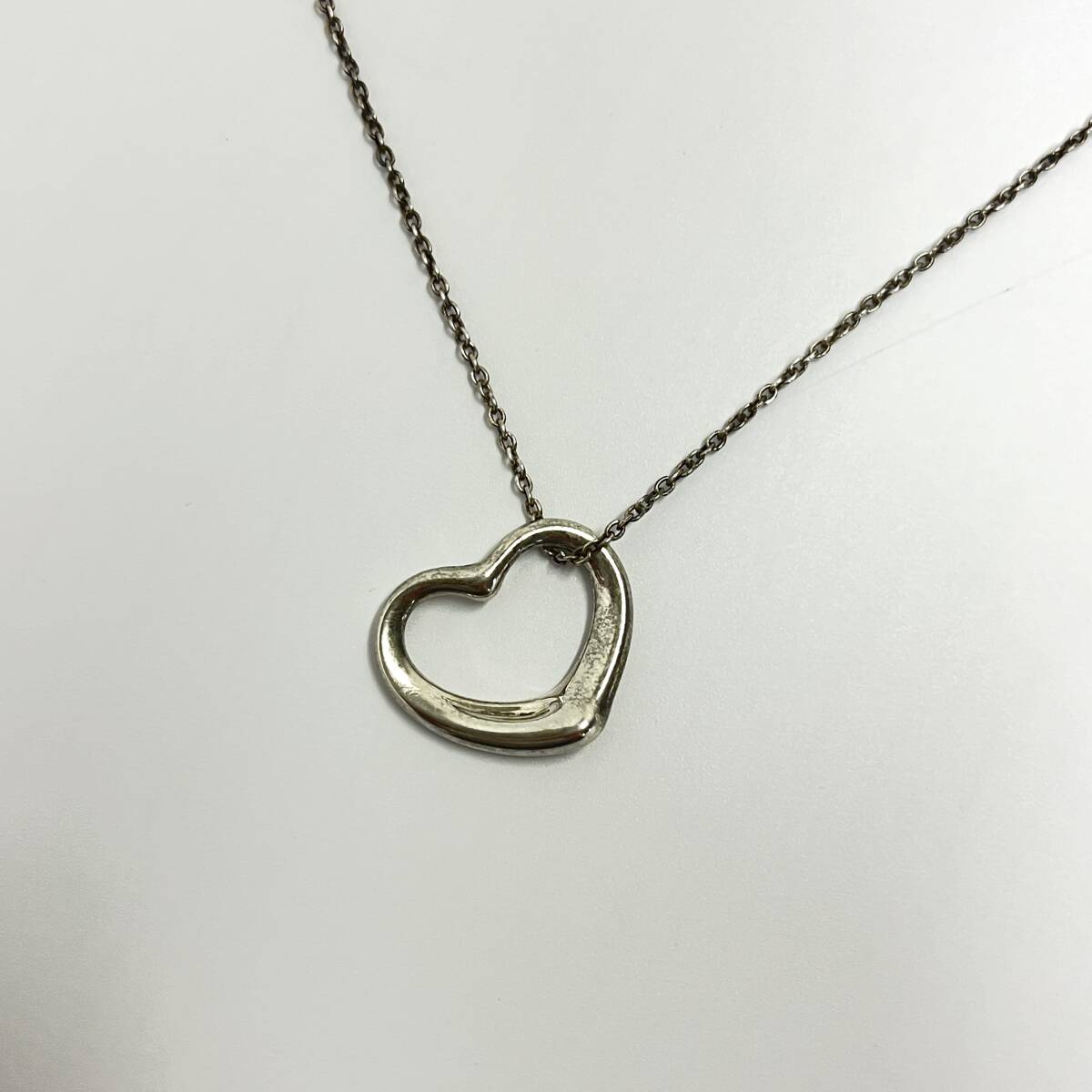Tiffany ネックレス ST【Tiffany&Co.】オープンハート ネックレス SPAIN スペイン