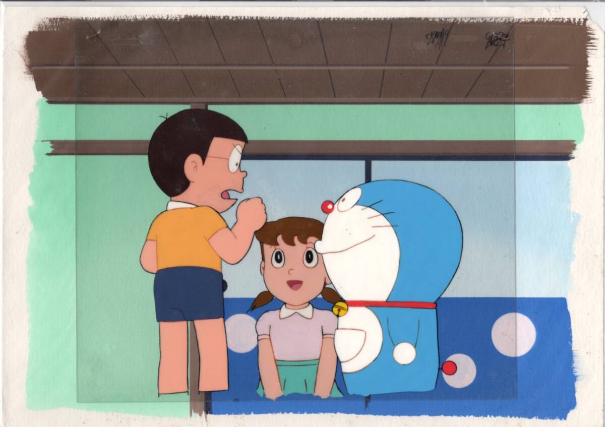 ドラえもん 直筆合致背景画付属 セル画 14 ♯ 原画 動画 ドラえもん 直筆合致背景画付属 セル画 14 ♯ 原画 動画