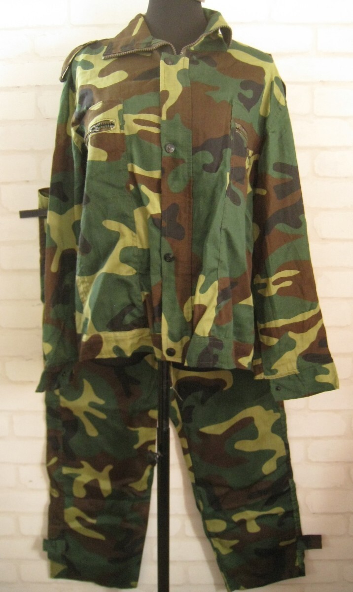 13-2 サイズ180/100　コスプレ衣装◆ ミリタリー迷彩 アーミー 軍隊コスチューム 上下（ジャケット・パンツ）薄手
