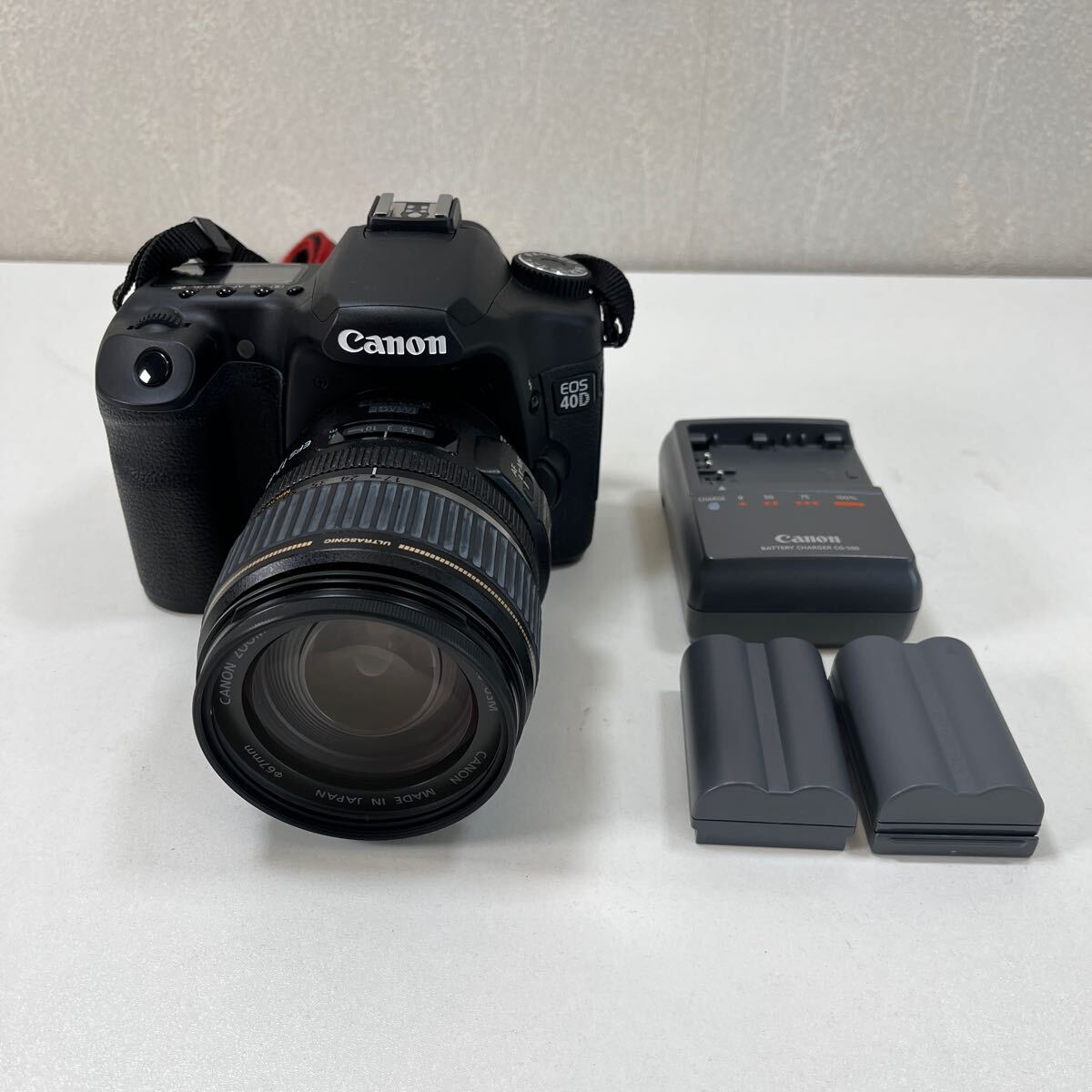 Canon EOS 40D デジタル一眼レフカメラ ボディ ZOOM LENS EF-S 17-85mm F1:4-5.6 レンズ　 キャノン キヤノン動作品