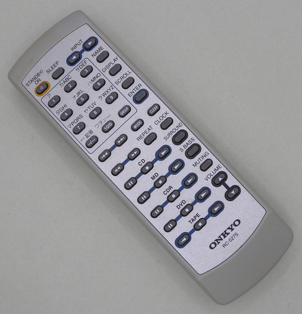 送料無料 オンキョー ONKYO オンキヨー FR-X7A FR-X9A FR-155GX FR-7GX FR-9GX 純正 リモコン RC-527S 即決！