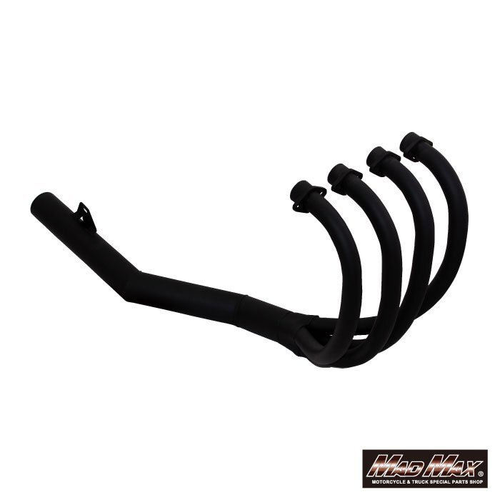 バイク用品 MADMAX製 KAWASAKI カワサキ ZRX400(-97年) 手曲げ風 ショート管マフラー ブラック/集合管 直管 インナーサイレンサー バイク用品 MADMAX製 KAWASAKI カワサキ ゼファー400⁄カイ(ZR400C) 手