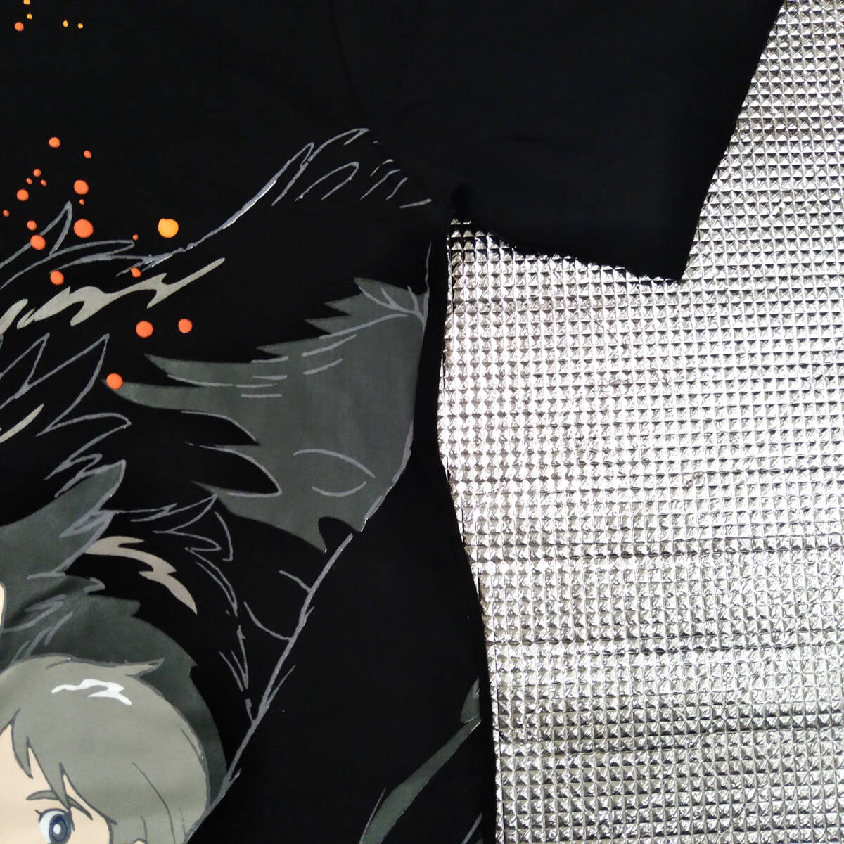 ハウルの動く城 Tシャツ XLサイズ 黒 映画T ムービーT アニメT ハウルの動く城 Tシャツ XLサイズ 黒 映画T ムービーT アニメT