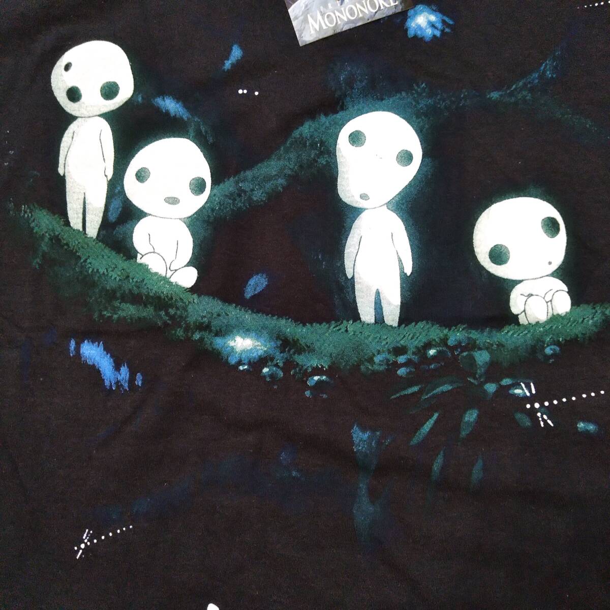 もののけ姫 Tシャツ XLサイズ 黒 こだま スタジオ・ジブリ もののけ姫 Tシャツ XLサイズ 黒 こだま スタジオ・ジブリ