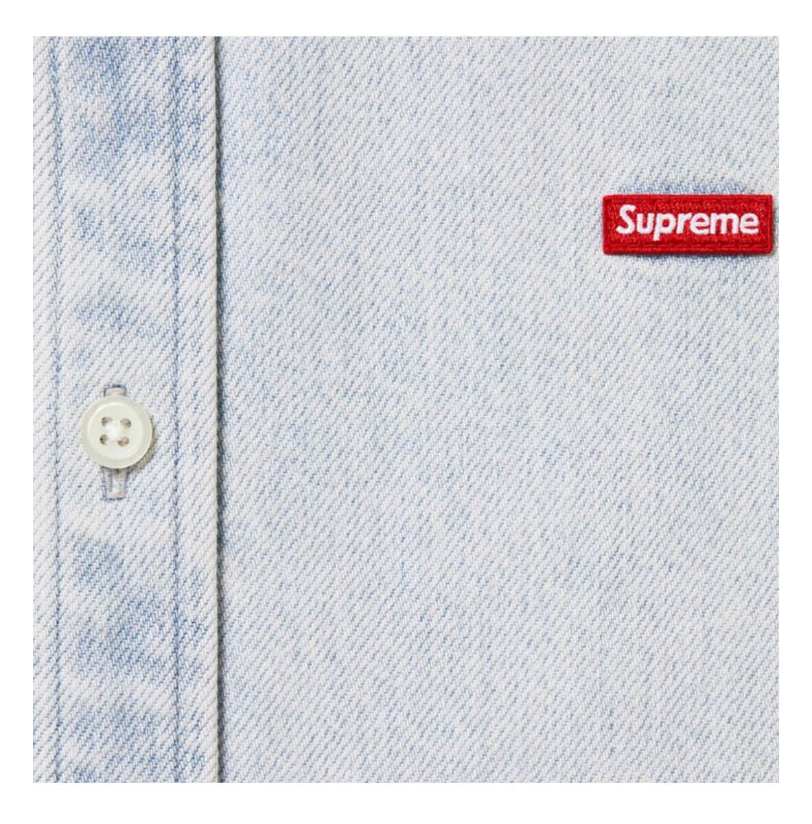 Supreme 2024FW Small Box Shirt Washed Denim XLサイズ Supreme 2024FW Small Box Shirt Washed Denim XLサイズ