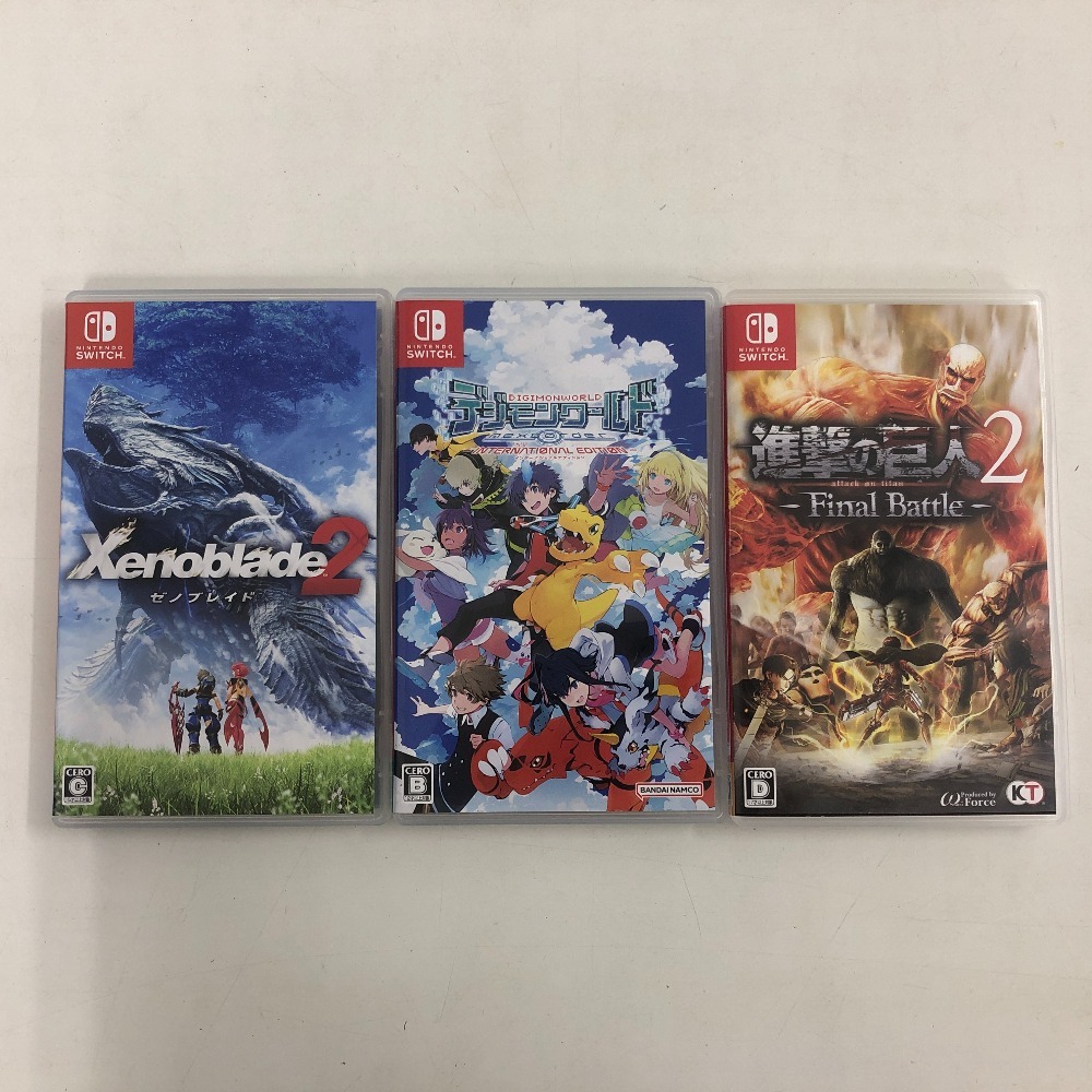 ゼノブレイド1、2、3セット売り(中古) 中古3本セットゼノブレイド 1 2 3