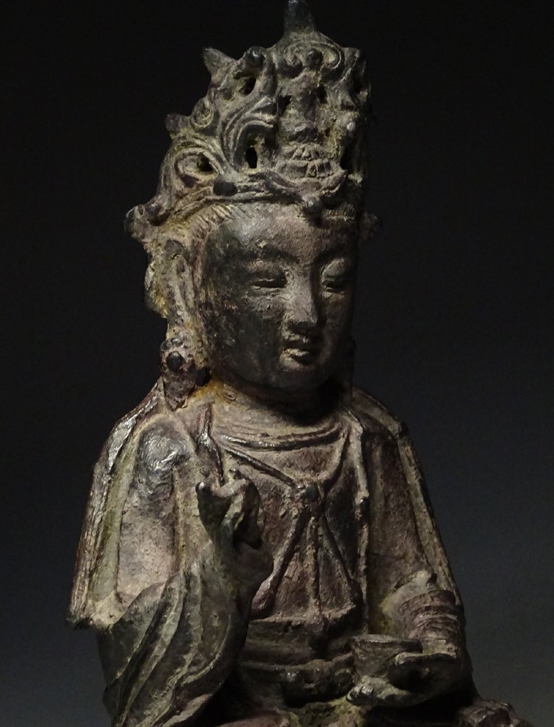 緑屋si□ 仏教美術 古銅 観音菩薩像 豆仏 懐中仏 仏像 時代物 i9 緑屋si□ 仏教美術 古銅 観音菩薩像 豆仏 懐中仏 仏像 時代物 i9