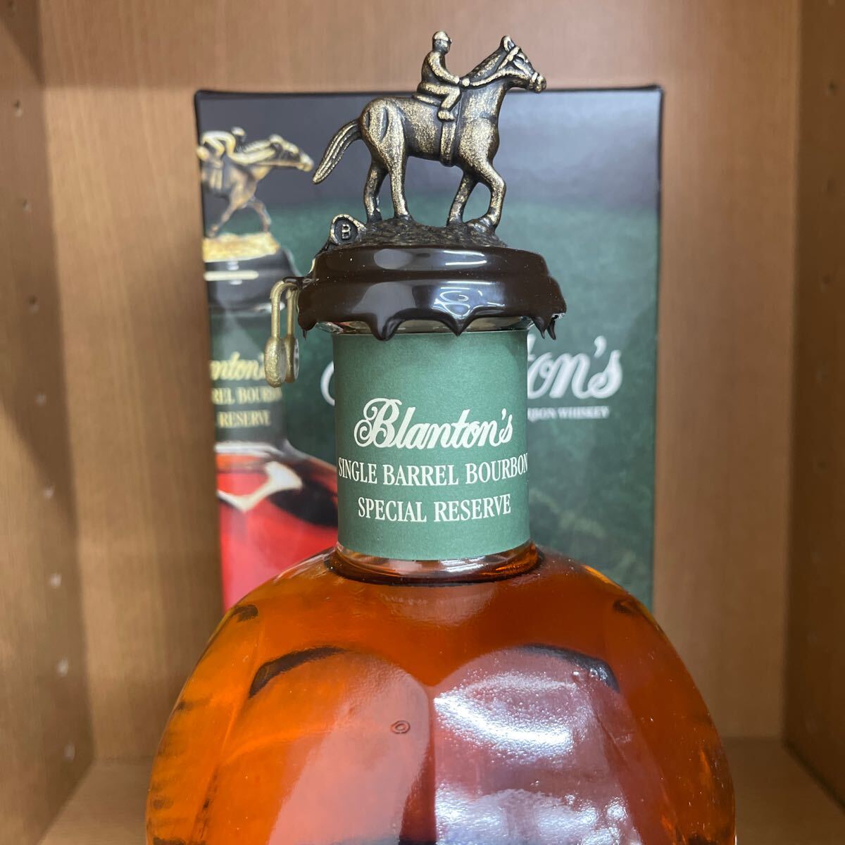 1円ブラントンシングルバレルバーボンウイスキー箱付緑ラベル 1円ブラントンシングルバレルバーボンウイスキー箱付緑ラベル