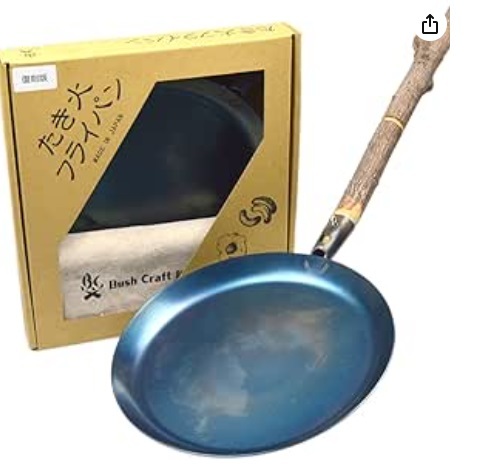★【限定！未使用 自宅保管品】 Bush Craft ブッシュクラフト たき火フライパン 10-03-orig-0002