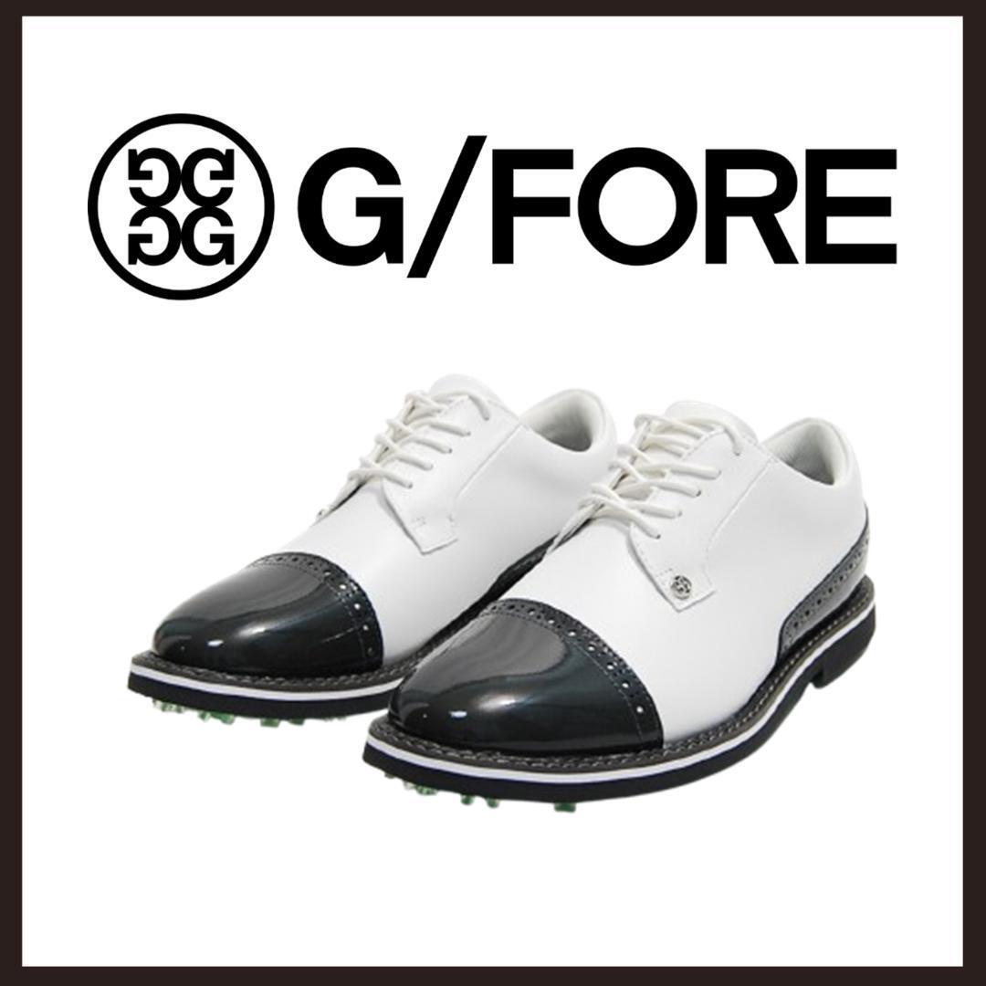 ○★新品 未使用 G/FORE キャップ トゥ ガリバンター 定番ゴルフシューズ ホワイト 25.5cm(ジーフォア)○●