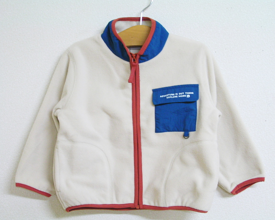 ★新品120cm★DILASH フリースジャケット (キナリ) ディラッシュ