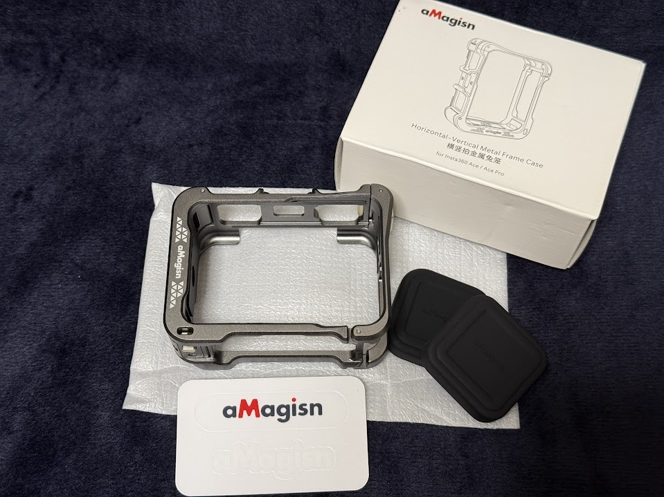 【ほぼ新品】aMagisn insta360 Ace Pro/insta360 Ace 保護ケージ ケース アルミ