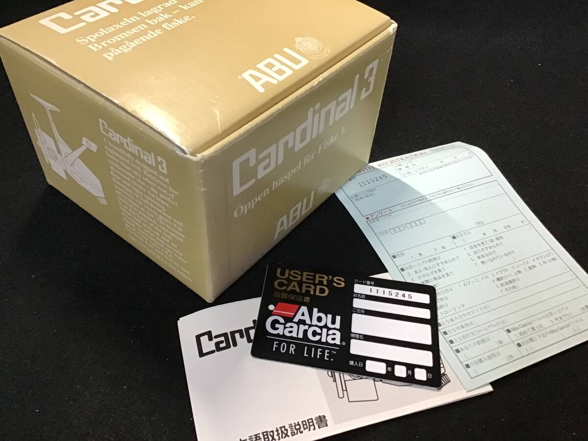 ABU Cardinal 3 iosファクトリー ウッドノブ ラインローラー ABU Cardinal 3 iosファクトリー ウッドノブ ラインローラー