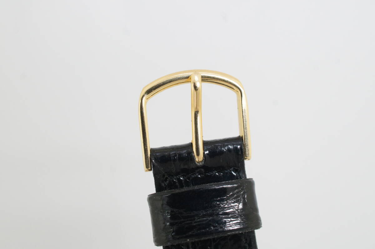 J53●作動(dòng)良好 未使用デッドストック SEIKO セイコー ALBA アルバ 白文字盤(pán) Y136-6A70 メンズ腕時(shí)計(jì) ゴールド金 お灑落 クォーツ