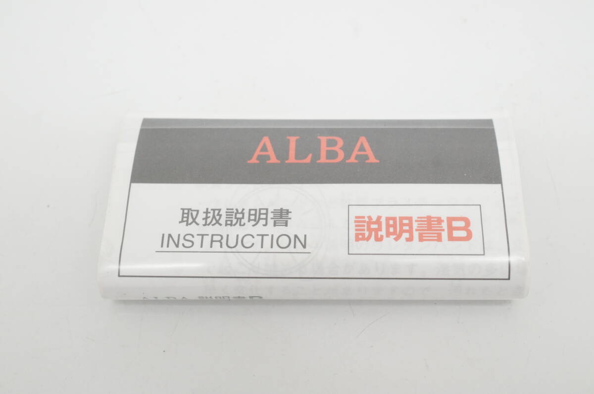 J66●作動良好 未使用デッドストック SEIKO セイコー ALBA アルバ V782-X198 デイト レディース腕時計 シルバー お灑落 クォーツ